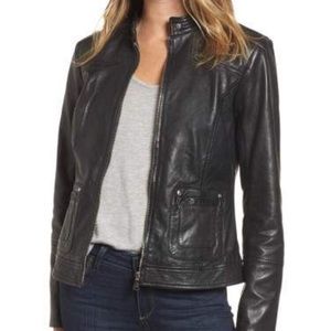 Bernardo “Kirwin” Genuine Leather Moto Jacket NWOT